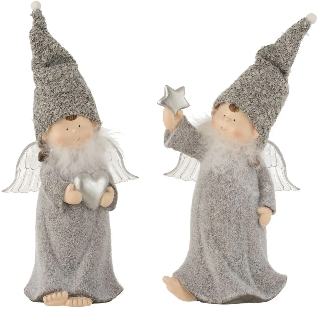 Dekorácia anjelikov so svietiacimi krídlami - 11*29*21 cm