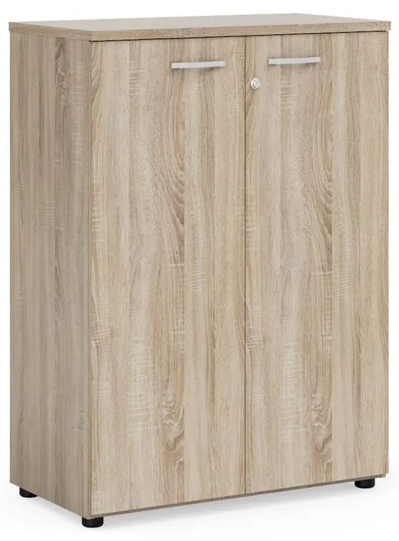 Stredná skriňa Praktik 80 x 40 x 111,7 cm, dub sonoma