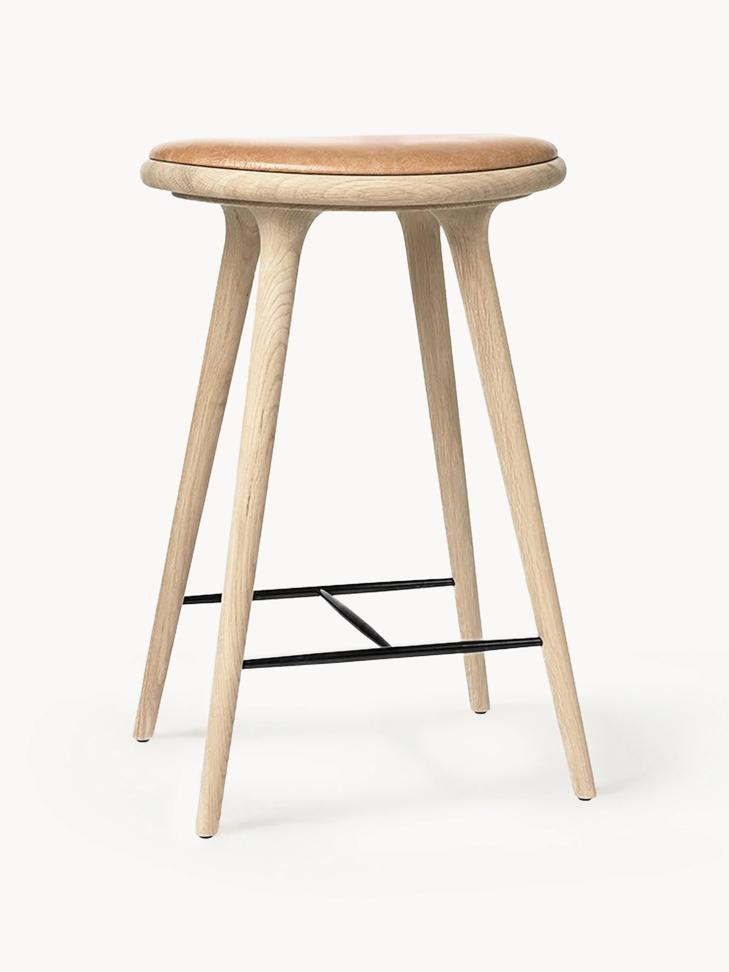 Barová stolička z dubového dreva High Stool
