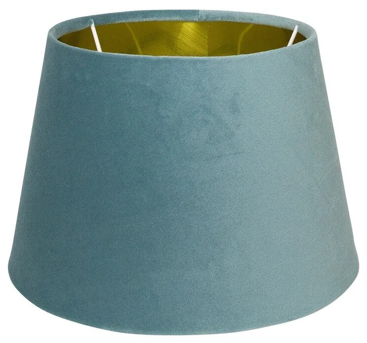 Modro šedé zamatovej tienidlo Baby blue - Ø25* 16 cm Modro šedé zamatovej tienidlo Baby blue - Ø25* 16 cm