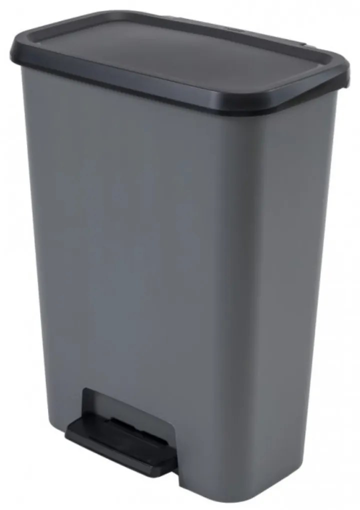 Curver Odpadkový kôš COMPATTA 50L, sivý