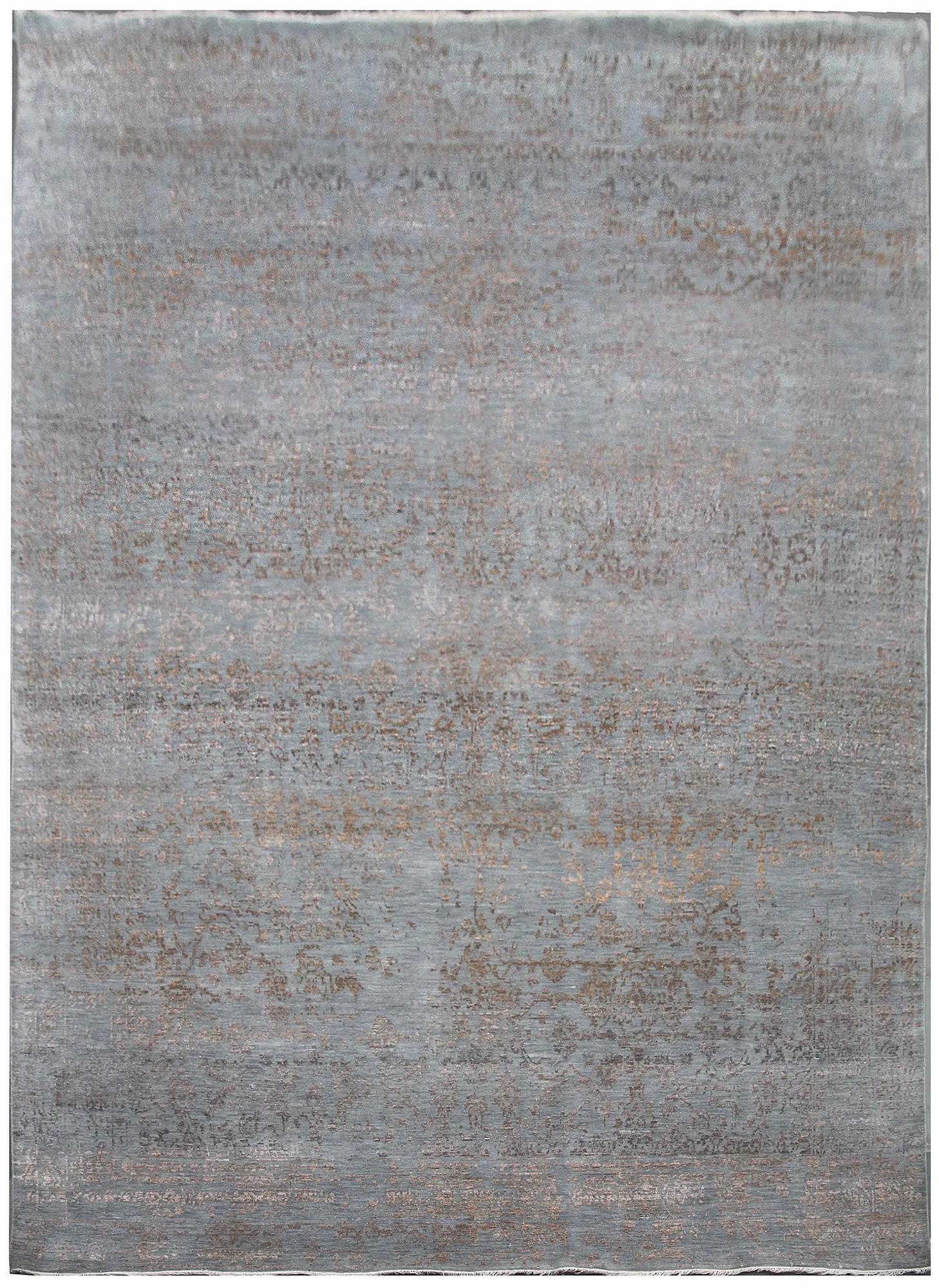 Diamond Carpets koberce Ručne viazaný kusový koberec Diamond DC-JK 1 Silver / mouse - 160x230 cm