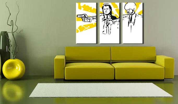 Ručne maľovaný POP Art obraz Pulp Fiction | rôzne rozmery