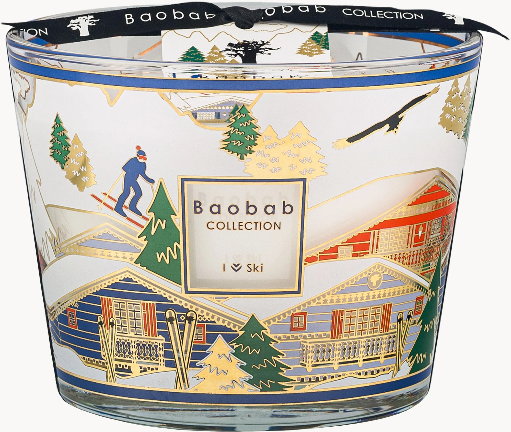 Vonná sviečka I Love Ski (figový list, kosatec, pižmo)