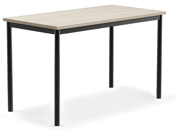 Stôl SONITUS PLUS, 1200x600x720 mm, akustický HPL - jaseň, antracit