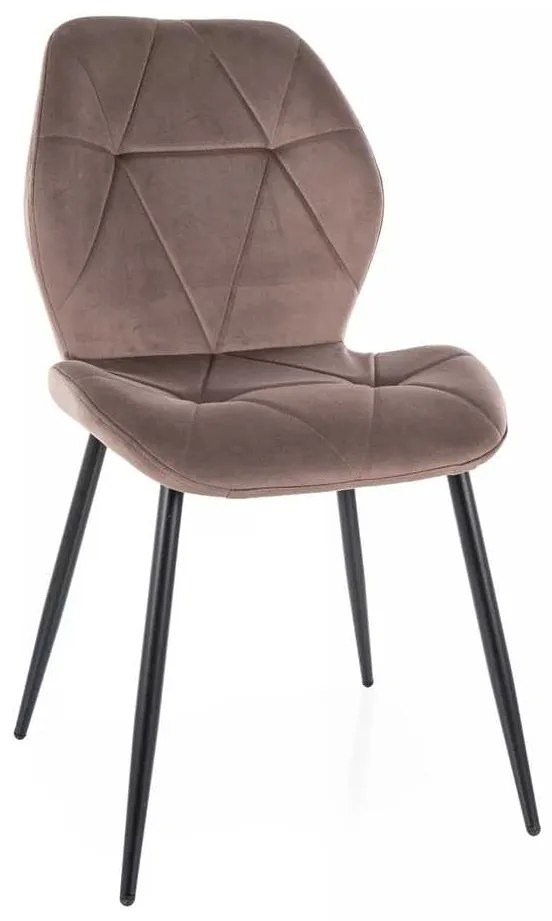 Jedálenská stolička Stigia, hnedá