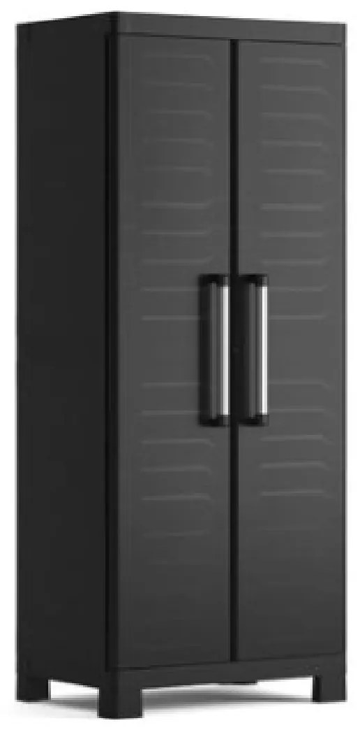 KIS Skriňa DETROIT vysoká delená 65 cm, čierna