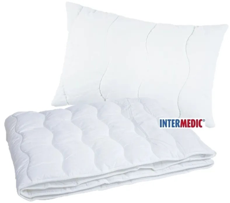 Letný detský set Medic – paplón 90x130 cm + vankúš 45x65 cm, bavlna, výplň polyester, priedušný, antialergický, slovenský výrobok