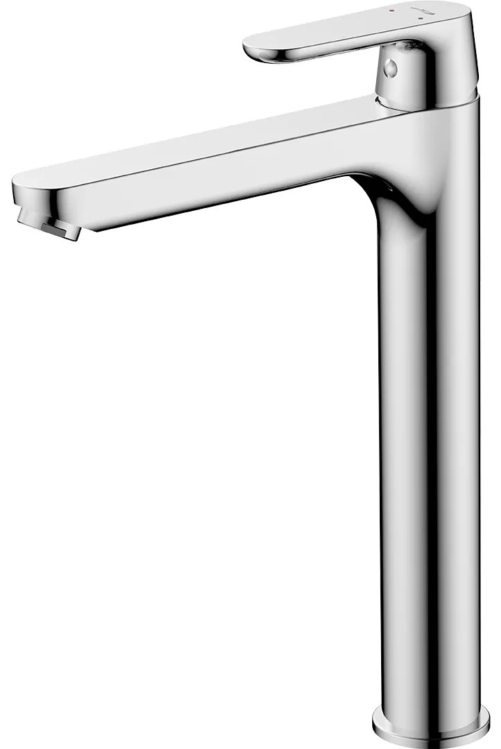 Kuchinox Dima, vysoká umývadlová batéria h-310 + odtoková zátka ClickClack, chrómová, LAV-BQD_02ND