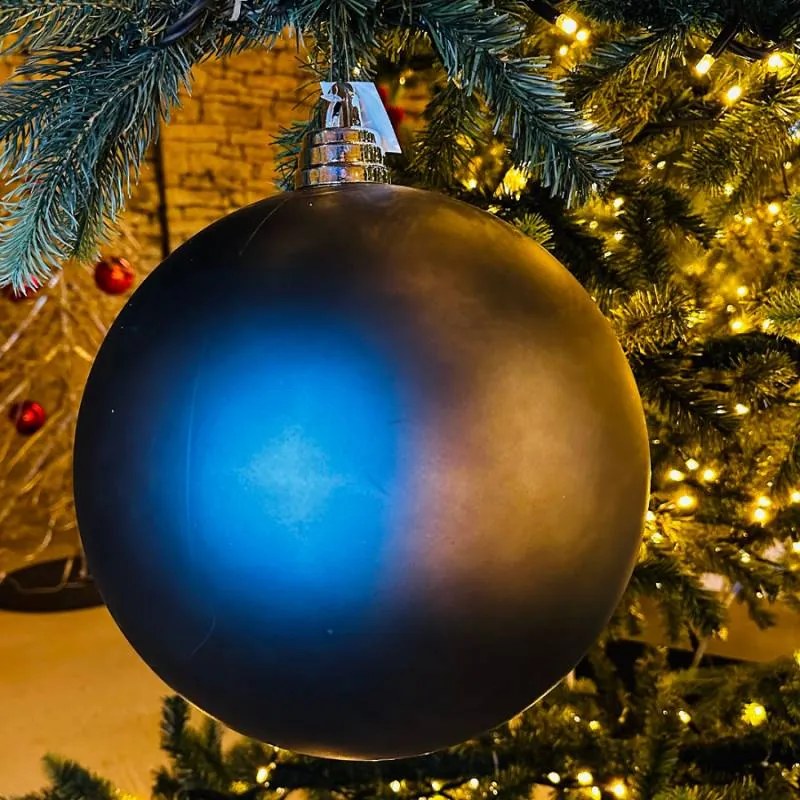 DECOLED Plastová koule, prům. 20 cm, šedá, matná