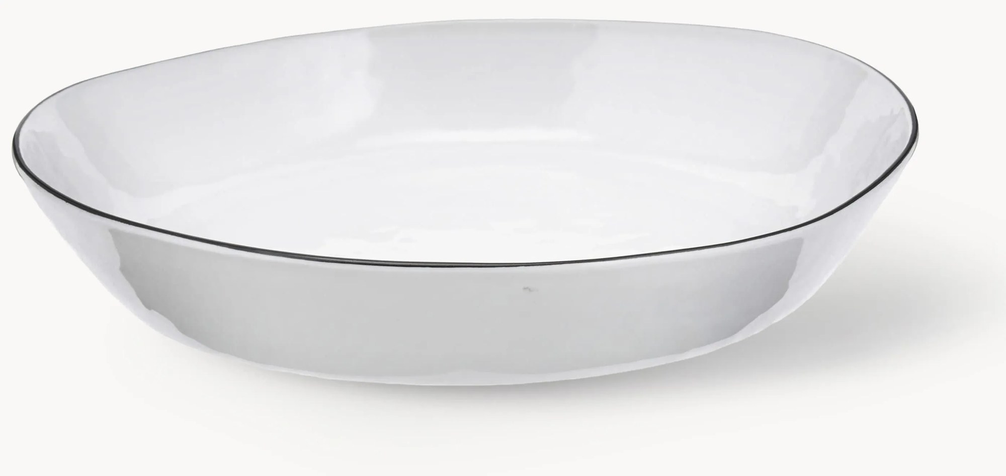Ručne vyrobená servírovacia misa z porcelánu Salt