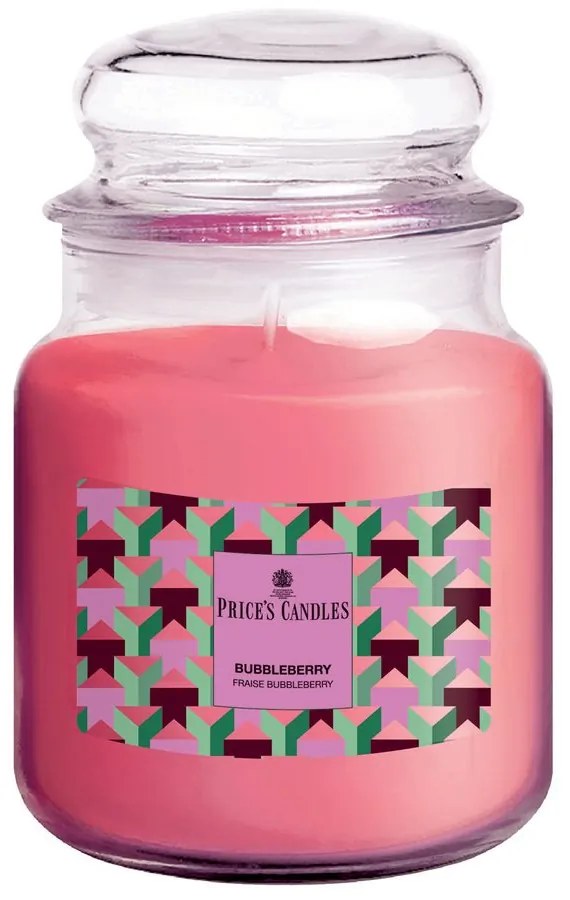 Price´s Price's MIDI vonná svíčka ve skle Bubbleberry - hoření 80h
