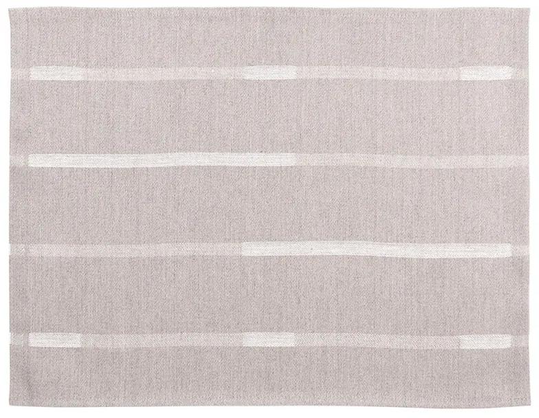 Ľanové prestieranie Linnea 46x32, ľan-biele