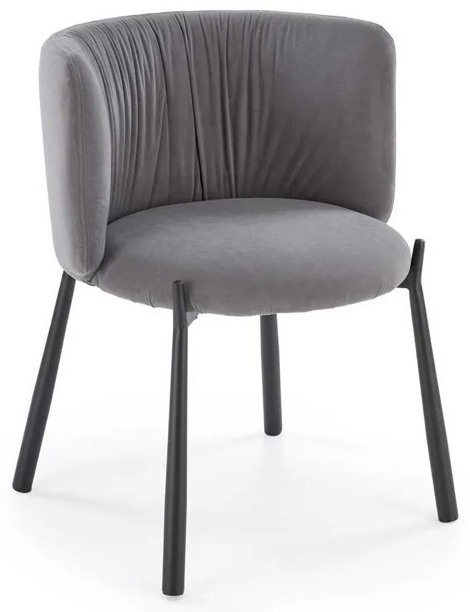 Jedálenská stolička Claire, sivá