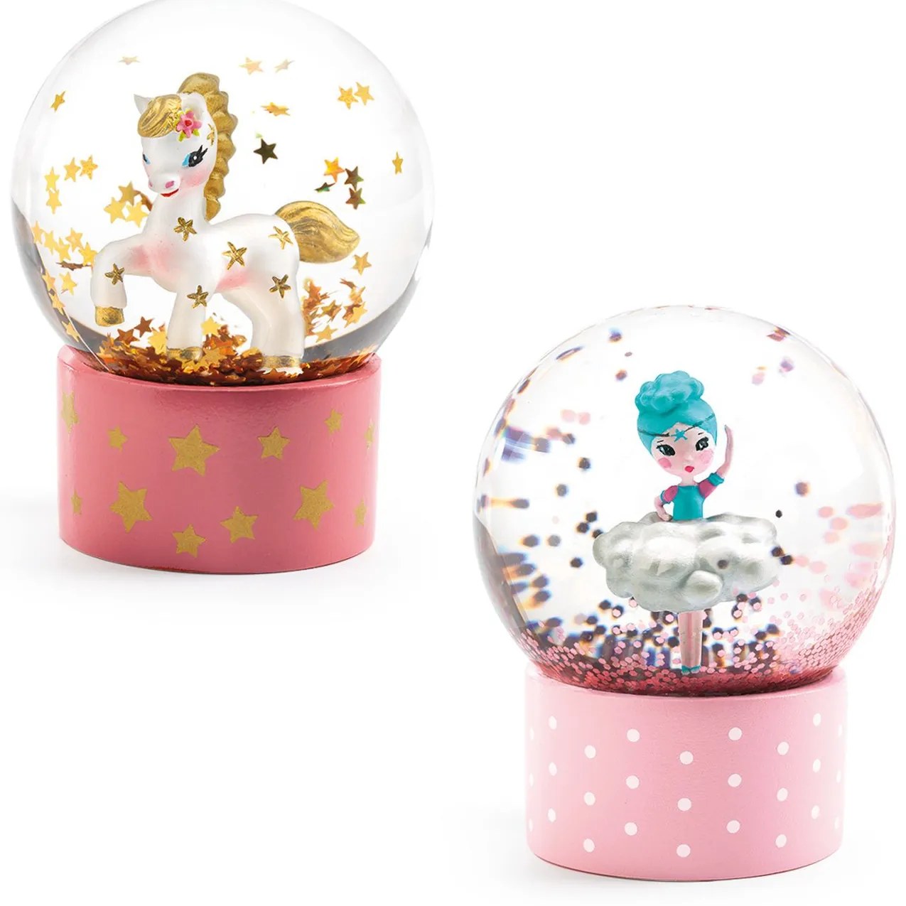 Mini snehová guľa - Baletka, koník