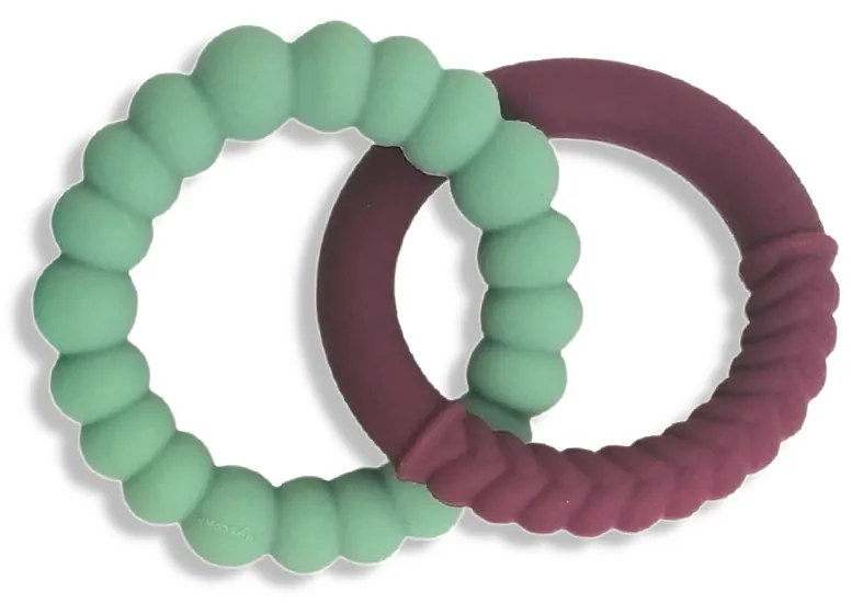 Hryzadielko Slnko, zelené/fialové