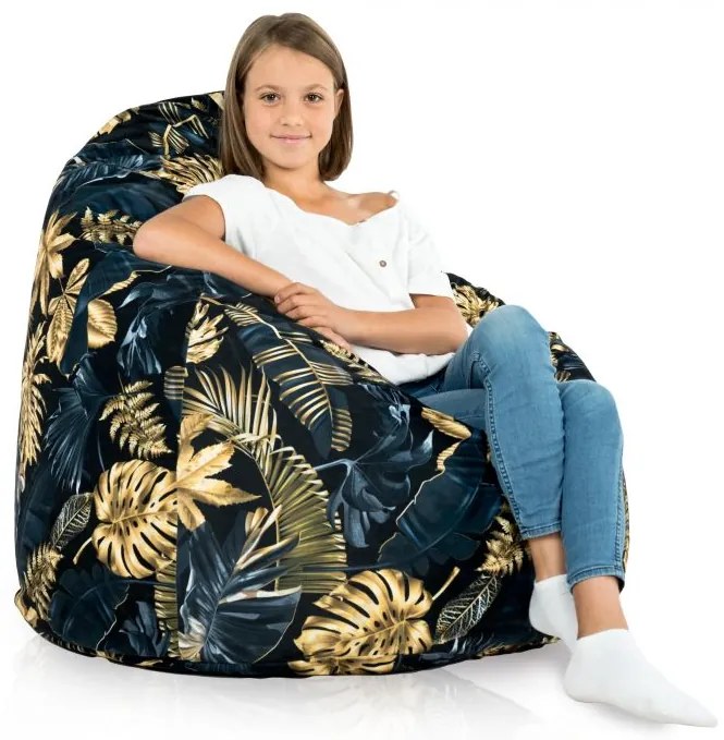 Sedací vak BAG Sako Design Golden Leaves Veľkosť: XL