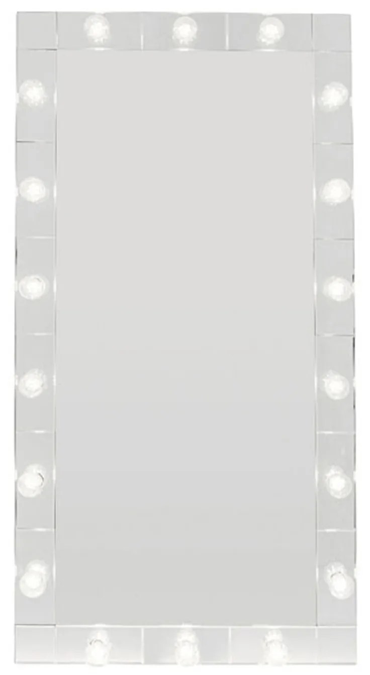 Make Up zrkadlo biele 80x160cm