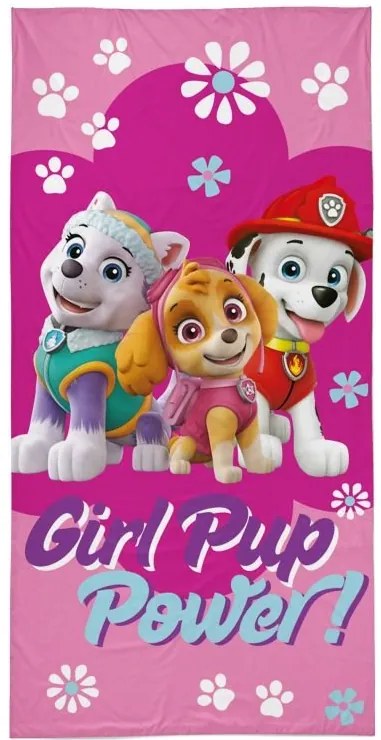 Detexpol Detská osuška Paw Patrol ružová 70x140cm Detexpol Detská osuška Paw Patrol ružová 70x140cm