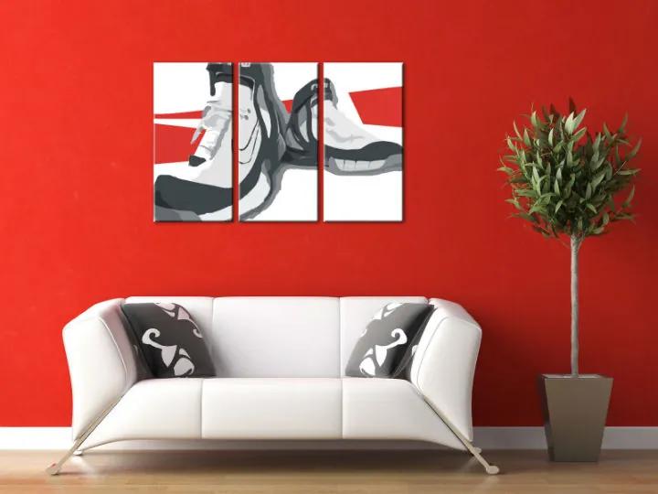 Ručne maľovaný POP Art obraz Boots | rôzne rozmery