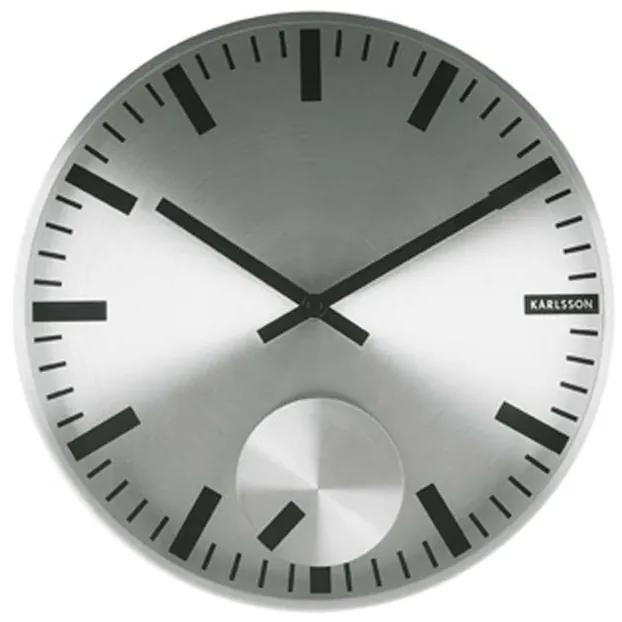 Hodiny na stenu 5254si Karlsson MOVING INDEX 30cm
