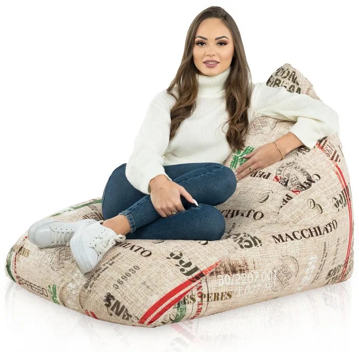 INTERMEDIC SK Sedací vak Bermudy Design Coffee