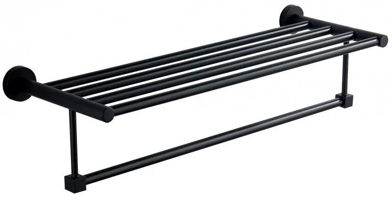 Mexen príslušenstvo, REMO polička na uteráky, čierna, 7050720-70