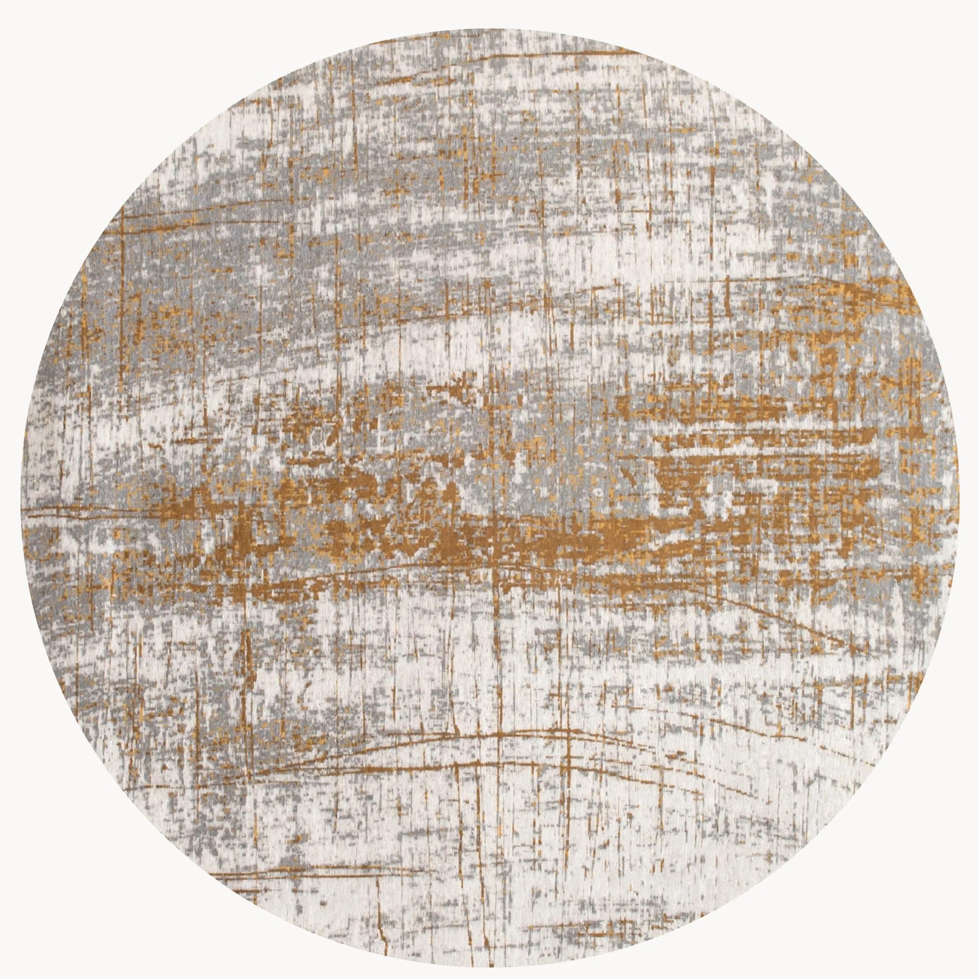 Prateľný okrúhly koberec do interiéru/exteriéru Griff