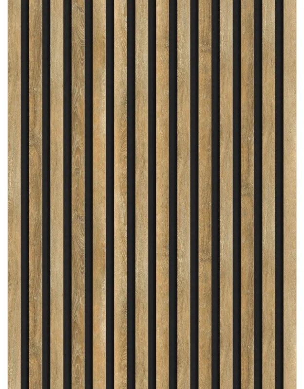 Mexen Lam-F, akustické stenové lamely 275 × 31,5 cm, filc 6 mm, dub medový, S105-275317-2812-066