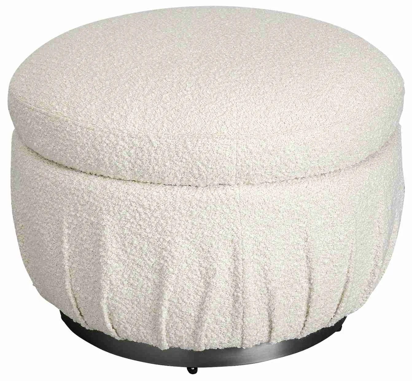 Nube Boucle taburetka biela