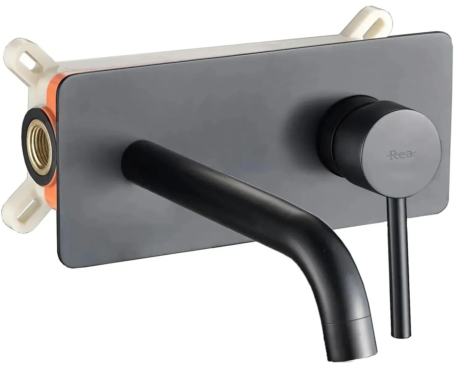 Rea Viva - podomietková umývadlová batéria, iBox, čierna, REA-B0231