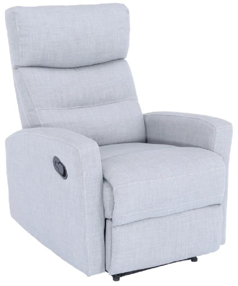 Relaxačné kreslo Sylris (sivá). Vlastná spoľahlivá doprava až k Vám domov. 794356