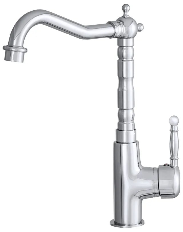 Gamma Retro 3, vysoká drezová batéria, chrómová, GMA-BROK3-CH