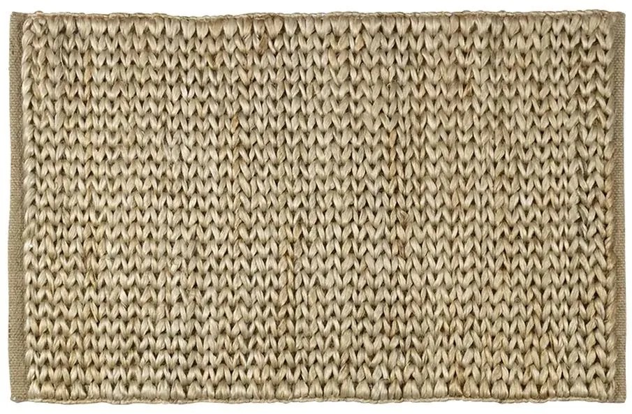 Prírodný ručne vyrovnaný jutový koberec Jutto - 60*90 cm