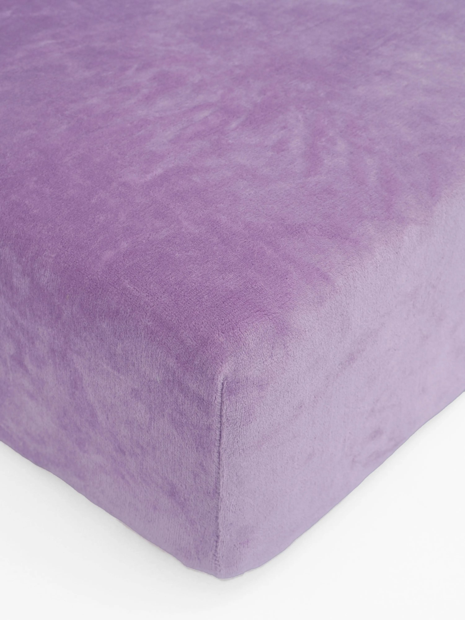 Plachta mikroplyš Deluxe do postieľky 60 x 120 cm - levanduľové