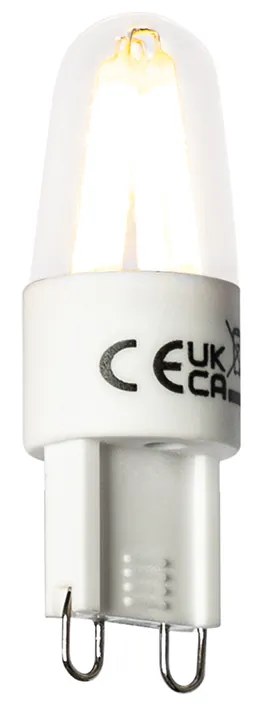 Sada 5 LED vláknových žiaroviek G9 1,8 W 170 lm 2300 K