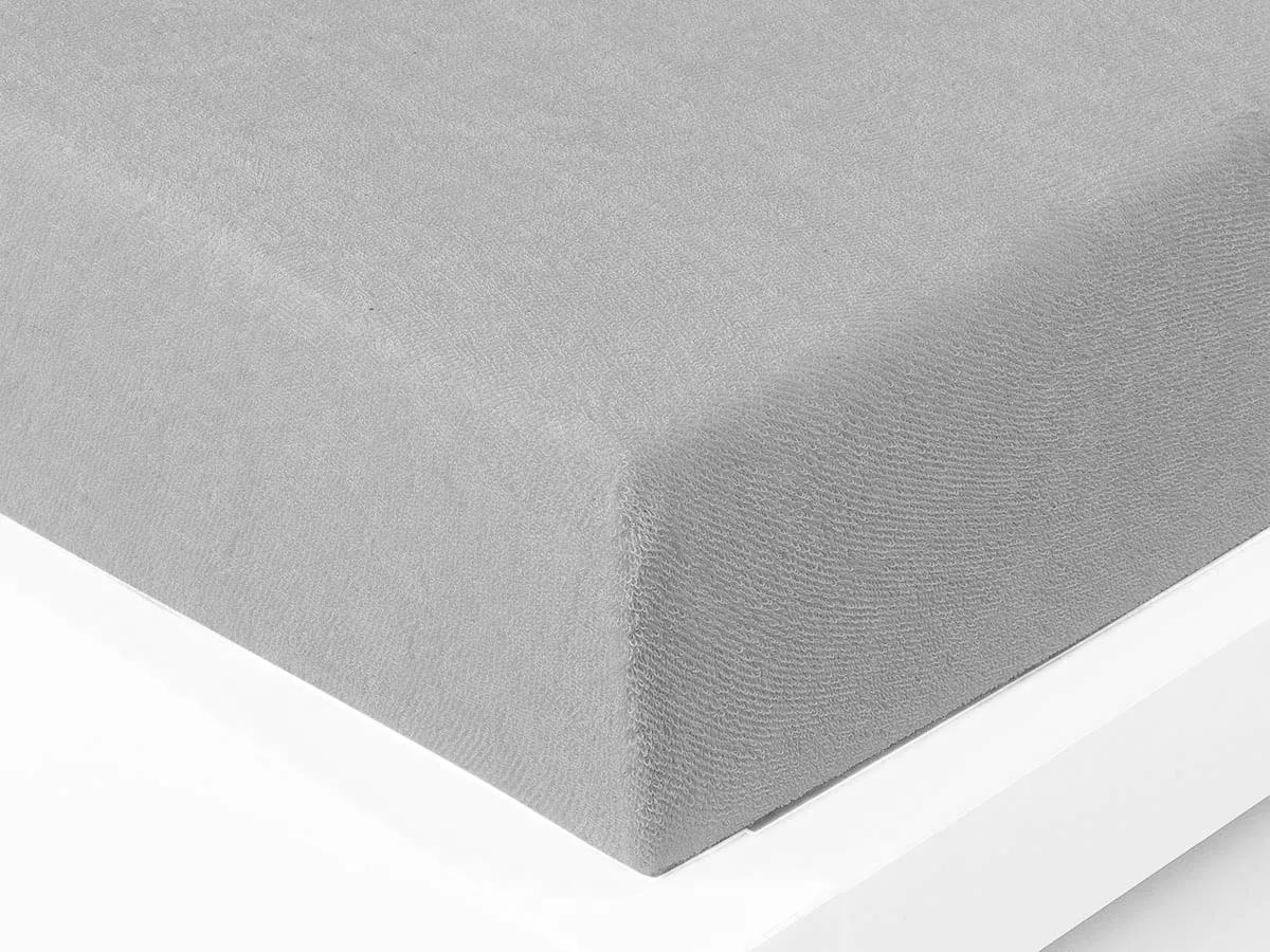 XPOSE® Froté plachta Exclusive - svetlo sivá 180x200 cm