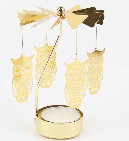 DECOLED Anjelské zvonenie, 8 x 13 cm, sovy, zlatá