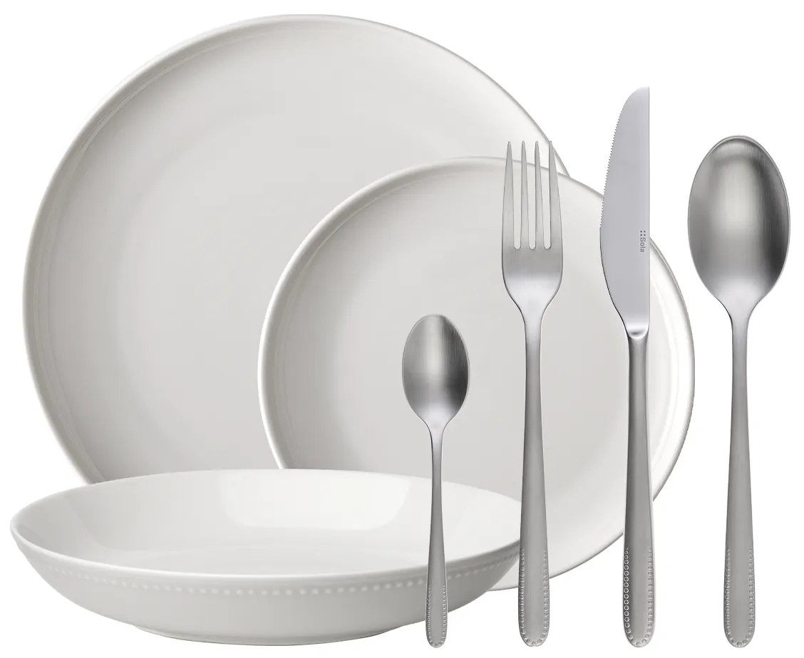 Štartovací set riadu 36 ks – Elements Pearl - W0176