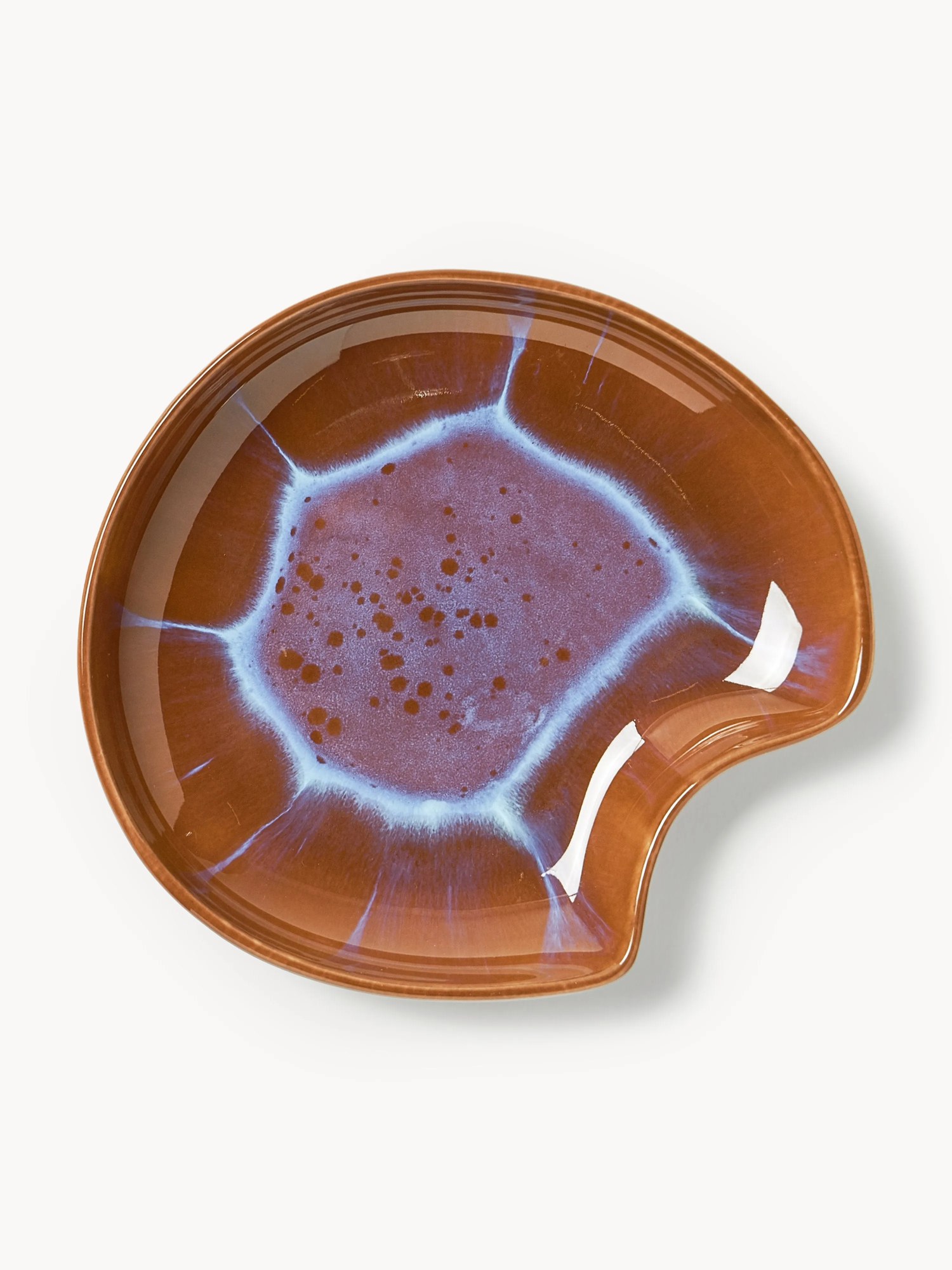 Ručne vyrobený servírovací tanier Shell