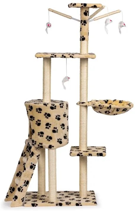 Škrabadlo pre mačku, domček, pelech 138 cm XL