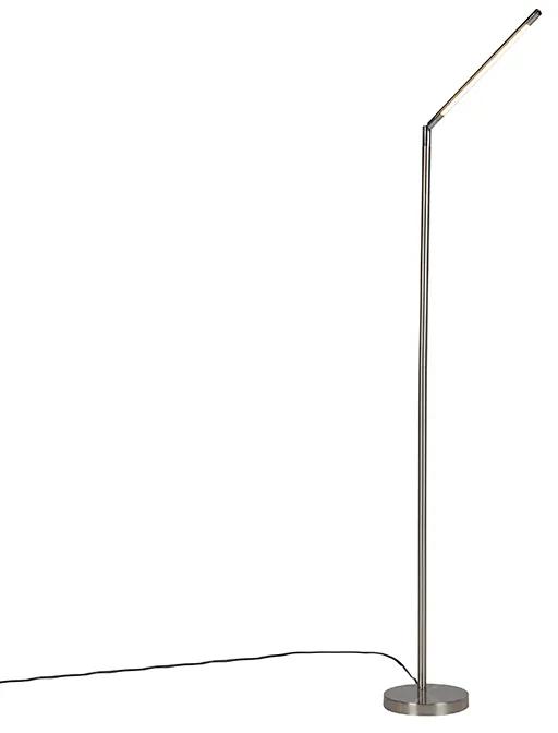 Moderná stojaca lampa oceľ vrátane LED - Berdien