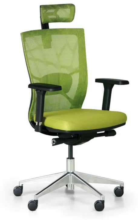 Kancelárska stolička DESIGNO, zelená
