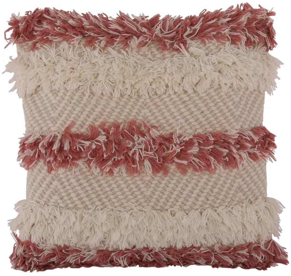 Růžový vankúš s výplňou Aida - 45*45 cm