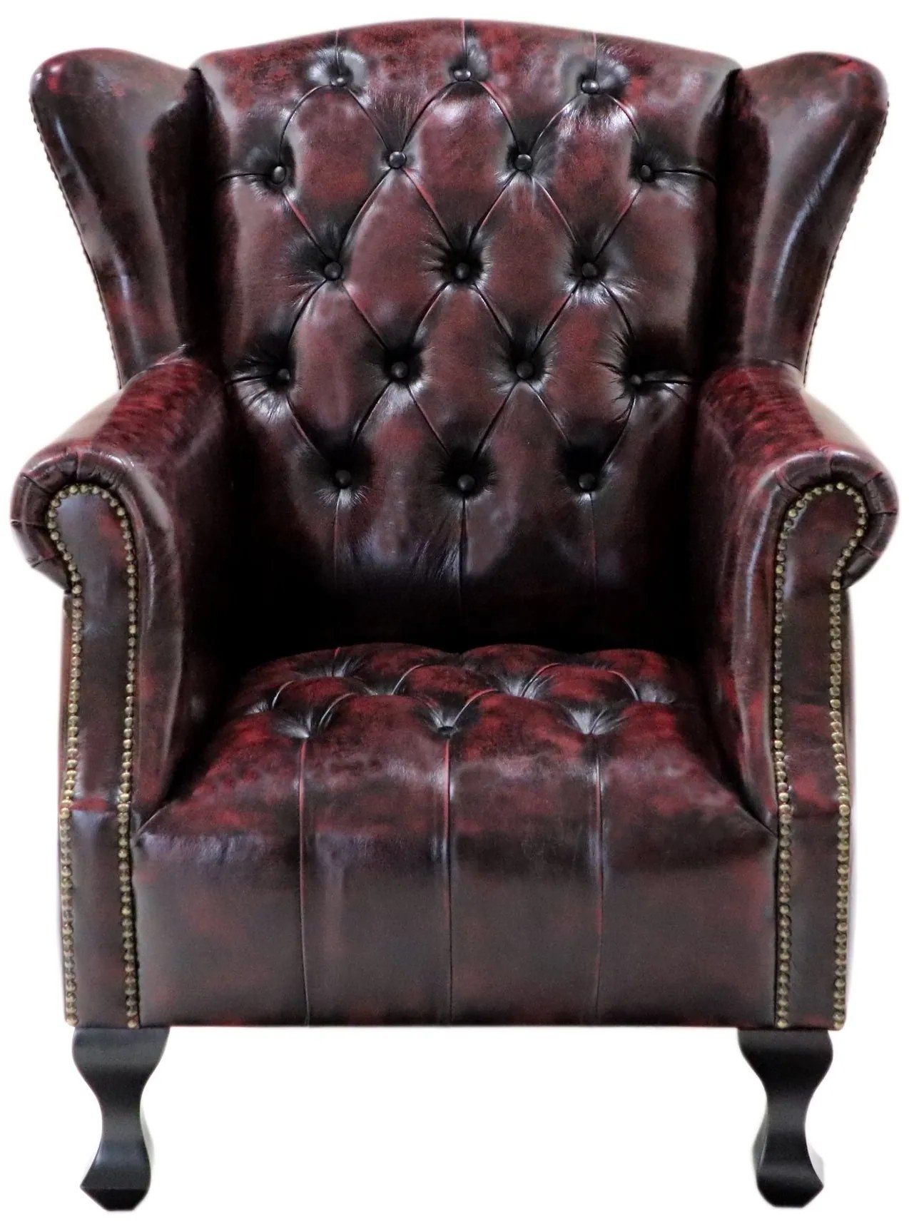 furniture-nabytek.cz - Kožené kreslo Chesterfield