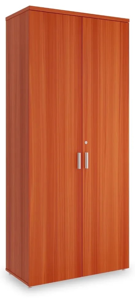 Vysoká skriňa SimpleOffice 80 x 40 x 180 cm, čerešňa