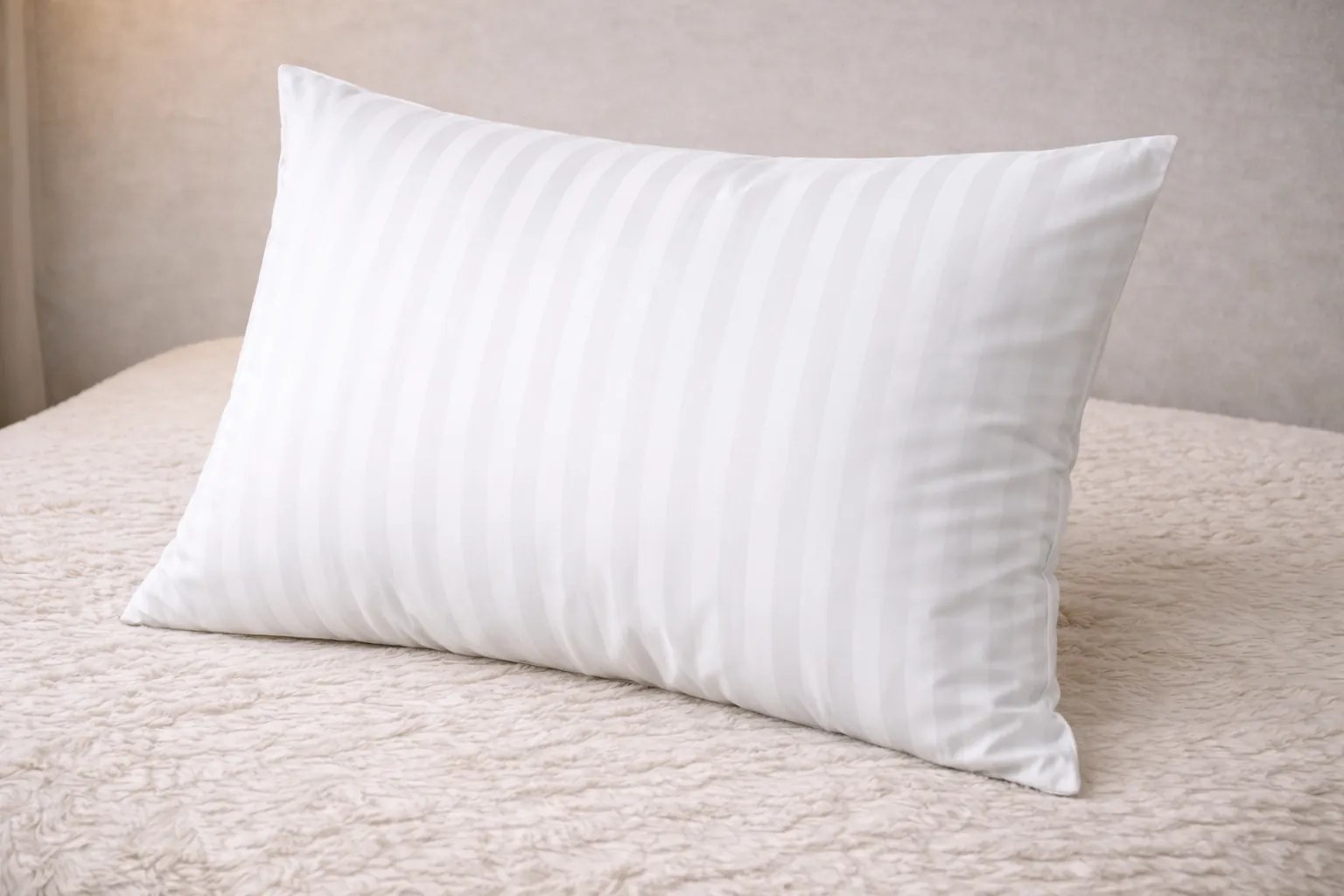 INTERMEDIC SK Obliečka na vankúš damašek biela – hotelový prúžok 70x90 / 50x70 Veľkosť: 50x70 cm