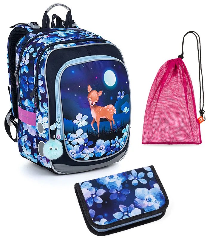 Školská súprava Topgal ENDY 23002 G - batoh + peračník + vrecko na prezuvky