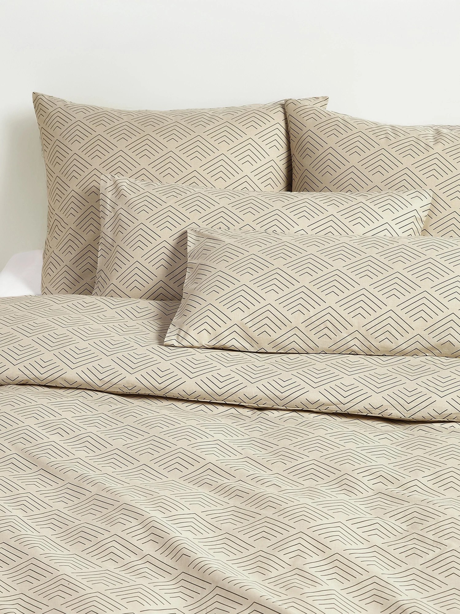 Bavlnená obliečka na paplón's grafickým vzorom Milano