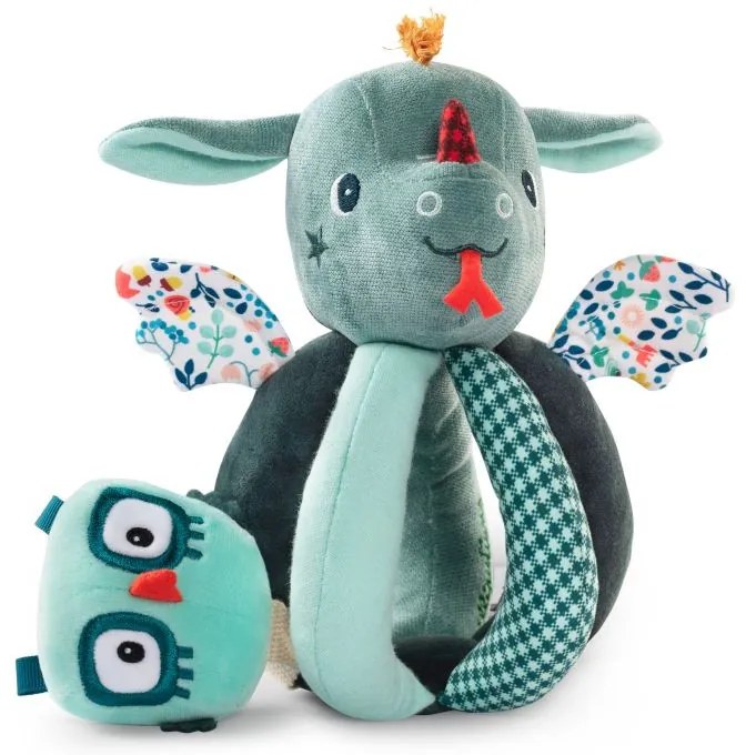 Lilliputiens - hrkálka - dráčik Joe a sova Merlin